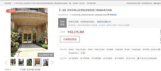 海南省委原常委张琦涉赃深圳房产被拍卖成交价6317万元